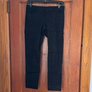 Banana Republic Black and White Striped Pants